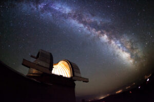 Picture of an observatory looking at space to symbolise search